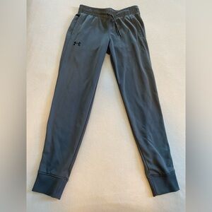 Under Armour Boys Charcoal Joggers Youth Large